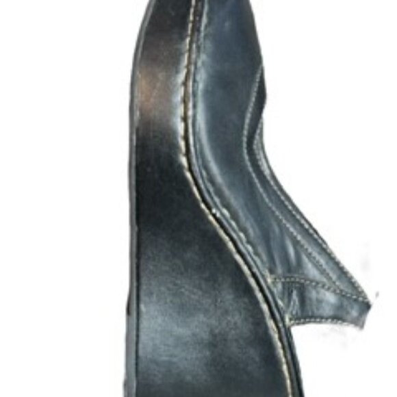 Boc  Born Concepts Slingback Wedge Leather Sandals - Picture 3 of 5